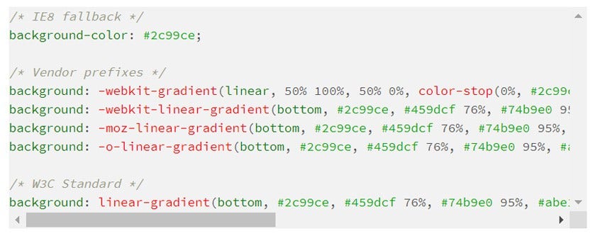 Cross-Browser Development Tips with CSS Code on Computer Screen