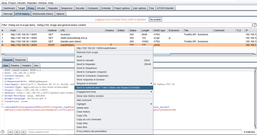 Software Security Diagram Illustrating Sending Existing Login Response to ATOR
