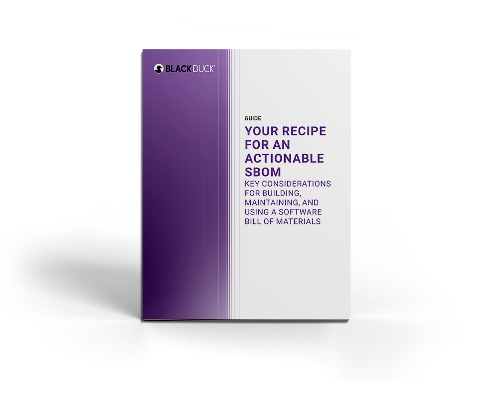 Your Recipe for an Actionable SBOM cover