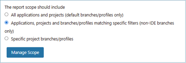 report scope screenshot