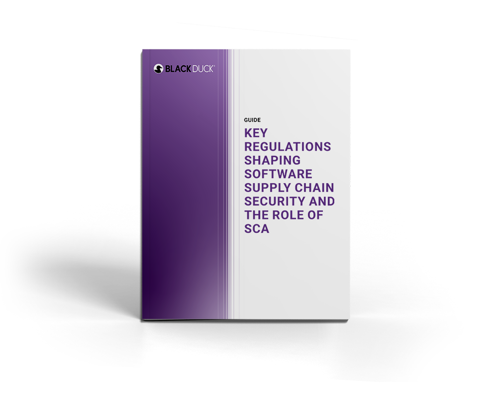 Key Regulations Shaping Software Supply Chain Security and the Role of SCA eBook cover
