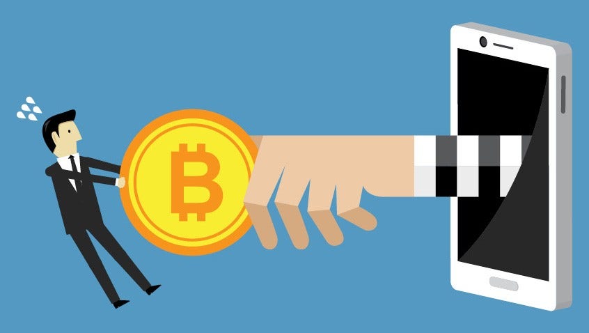 Diagram Illustrating Malicious Dependency in EventStream for Bitcoin Theft