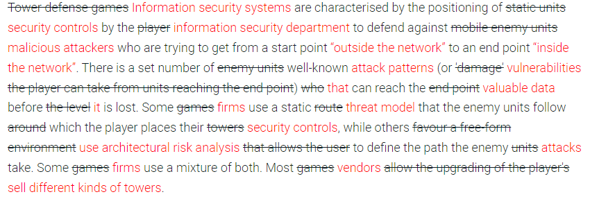 Tower defense security strategy 1