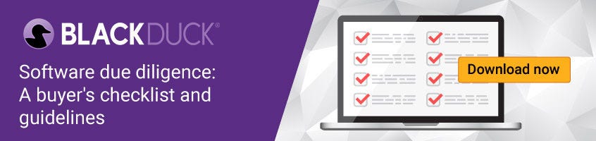 Software due diligence checklist banner ad