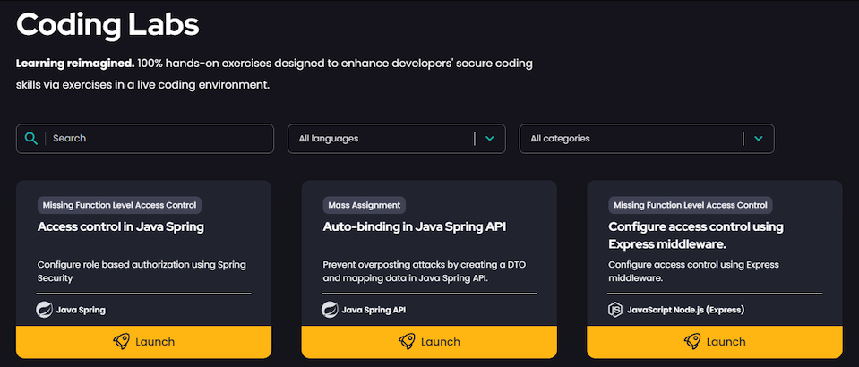 Secure Code Warrior training